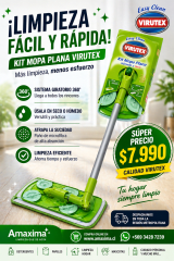 MOPA PLANA TOALLA HUMEDA Y SECA SET - EASY CLEAN