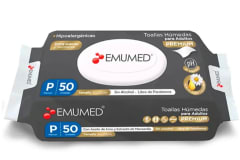 TOALLAS HUMEDAS EMUMED 50 UNID