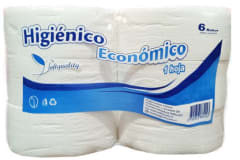 PAPEL HIGIENICO SOFTQUALITY 6X300 MTRS