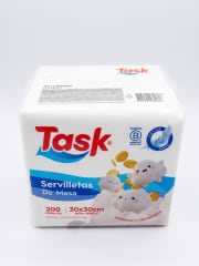 Servilleta Mesa 200 unid Task 30x30 cms
