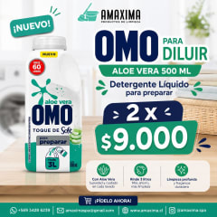 2 OMO DILUIR ALOE X $9.000