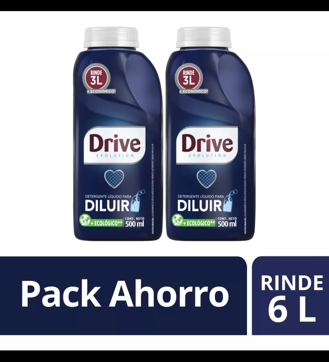 DETERGENTE DRIVE DILUIR 3 LTRS 2X10.5001