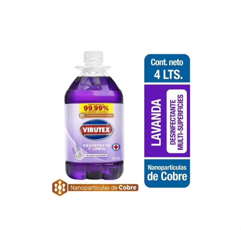 LIMPIA PISOS VIRUTEX 4 LITROS LAVANDA1