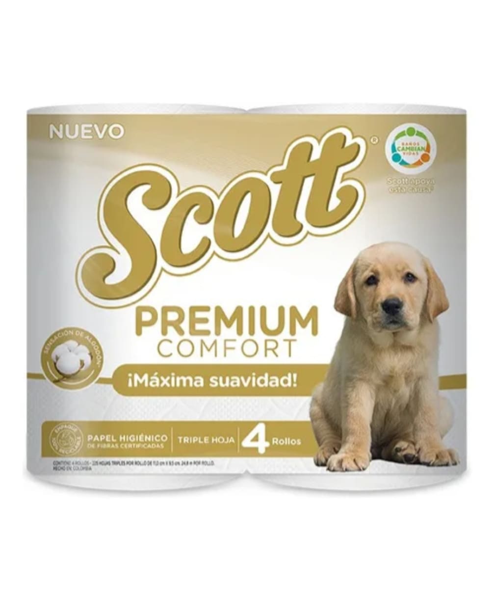 PAPEL HIGIENICO SCOTT PREMIUM 4X40MTS1