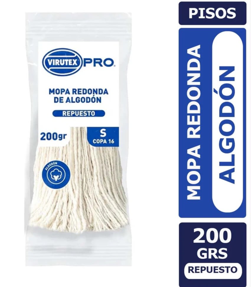 REPUESTO MOPA ALGODON VIRUTEX PRO1