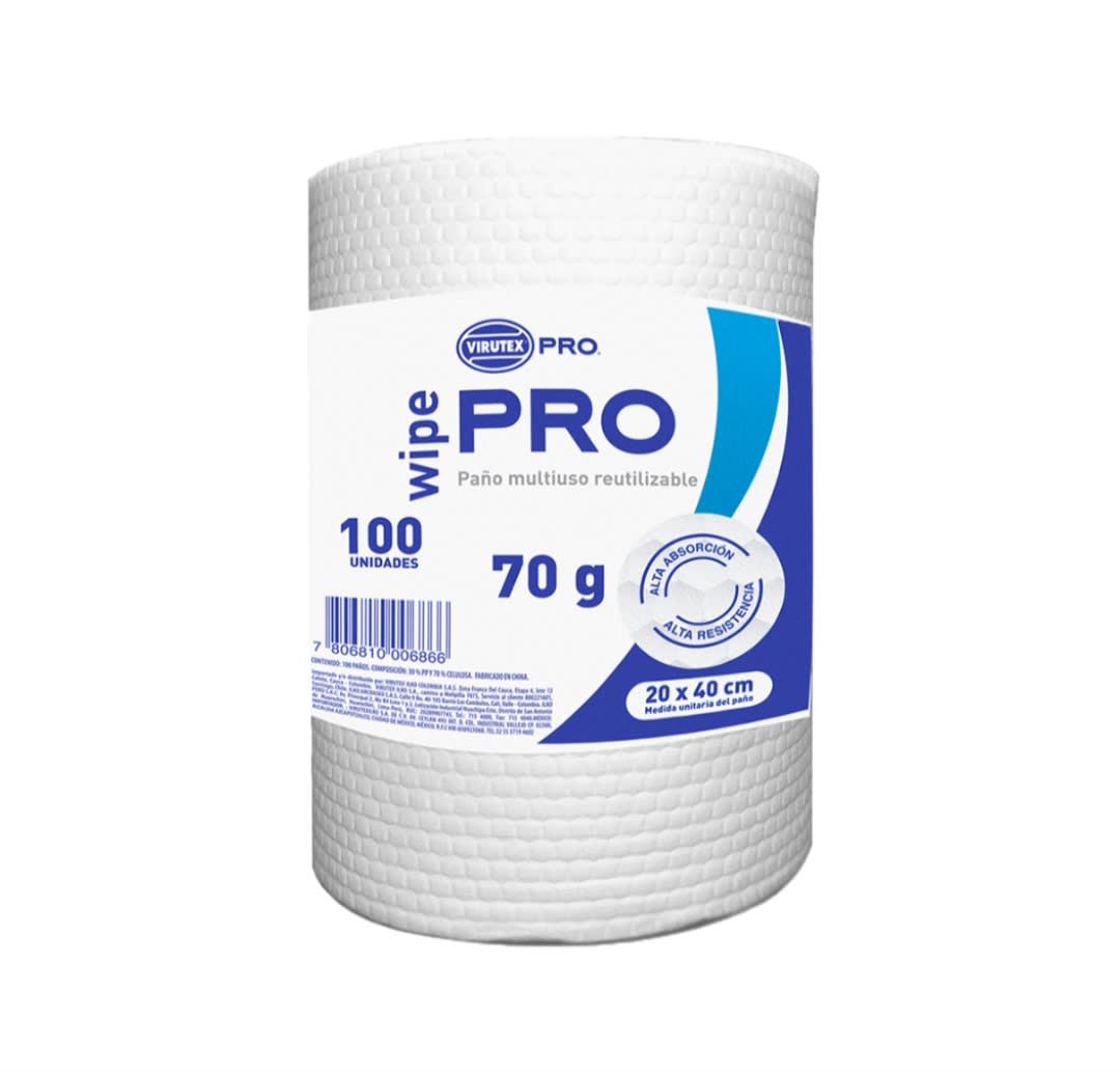 WIPE VIRUTEX PRO 100 HOJAS1