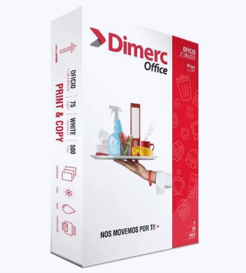 RESMA DE HOJAS OFICIO DIMERC 500 HJS1
