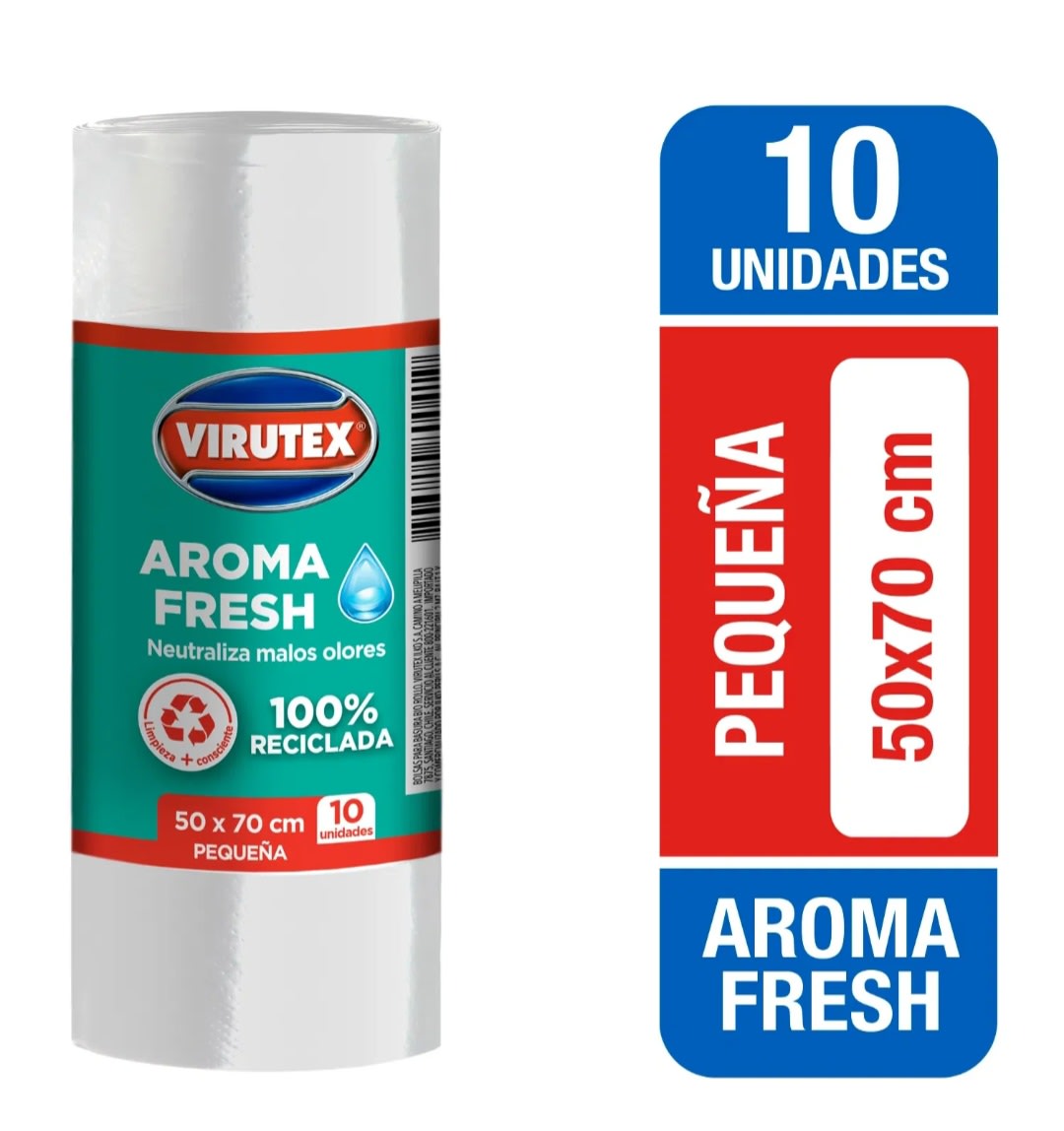BOLSA BASURA 50X70 VIRUTEX FRESH1