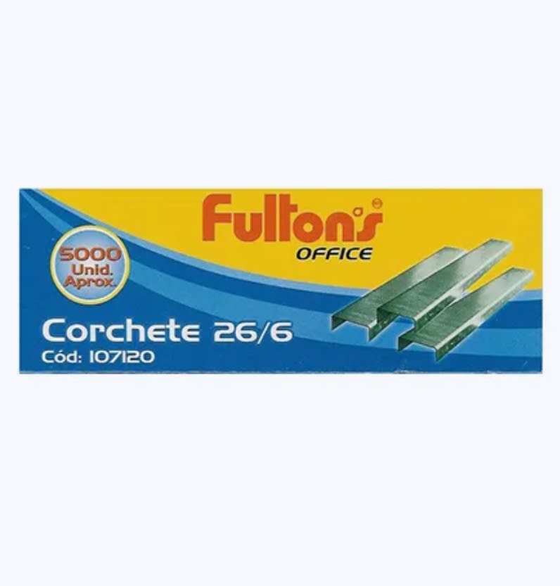 CORCHETES 26/6 FULTONS 5000 UNID1