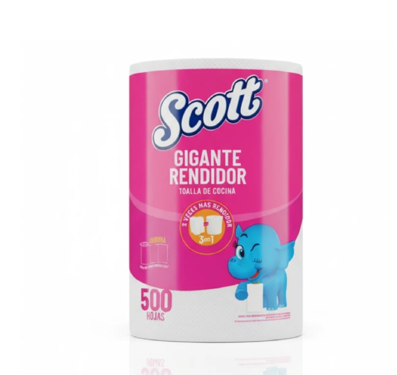 TOALLA DE PAPEL SCOTT 70 MTS GIGANTE RENDIDOR1