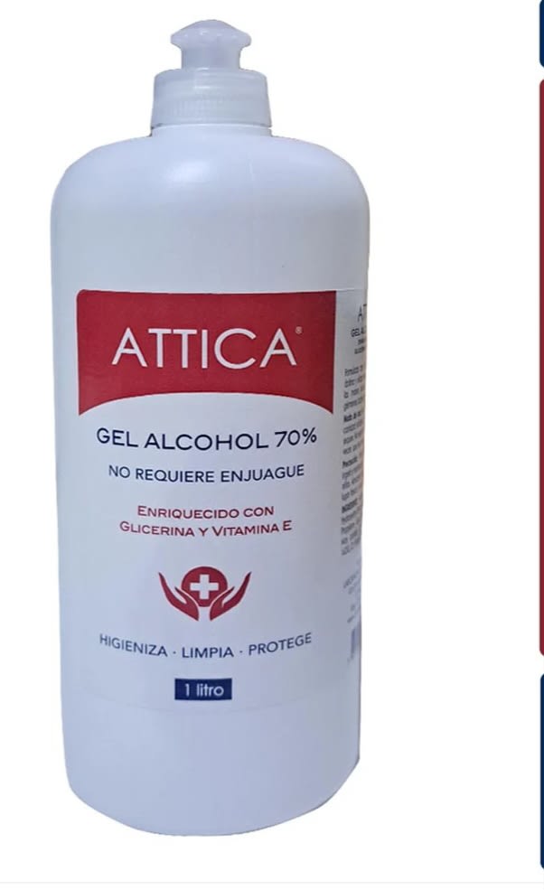 ALCOHOL GEL 1 LITRO ATTICA1