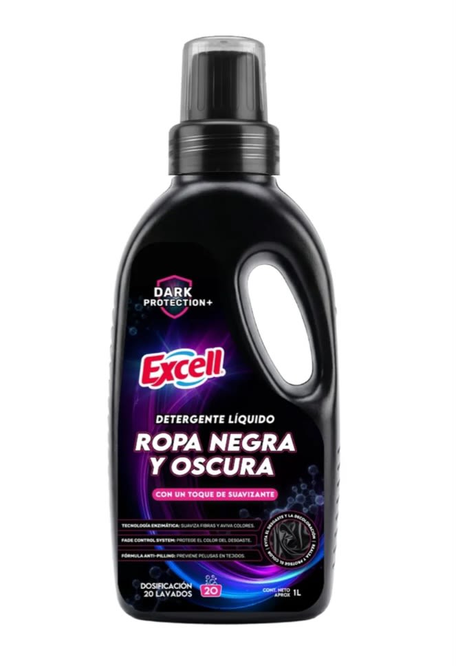 DETERGENTE EXCELL ROPA NEGRA 1 LT1