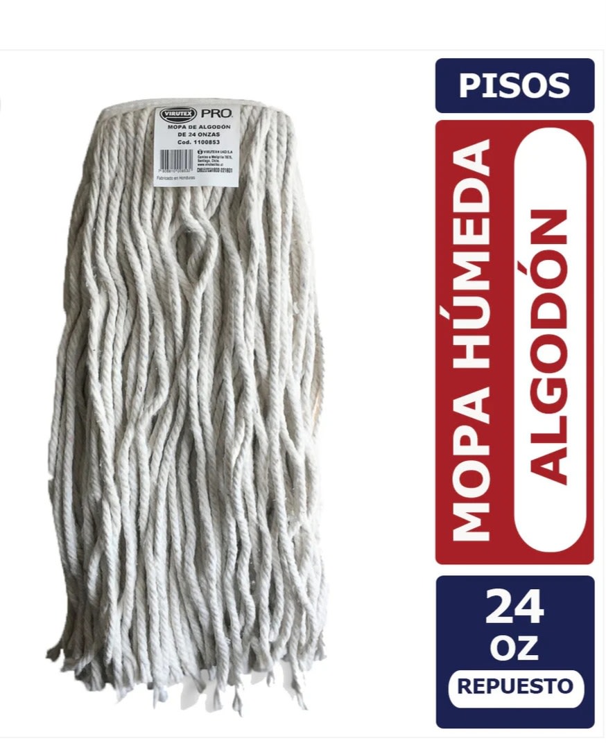 REPUESTO MOPA ALGODON 24 ONZAS VIRUTEX PRO1