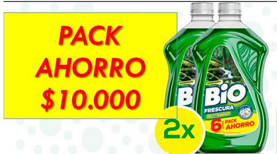 PACK 2 DETERGENTES BIO FRESCURA X 100001