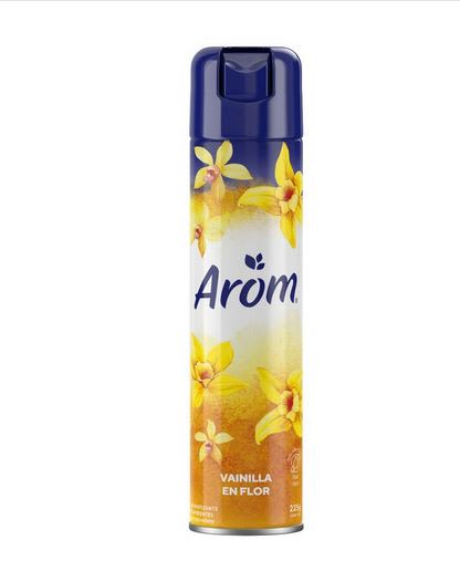 AROM DESODRANTE AMBIENTAL VAINILLA 225GR1