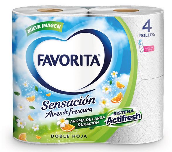 PAPEL HIGENICO FAVORITA 4X22MTS1