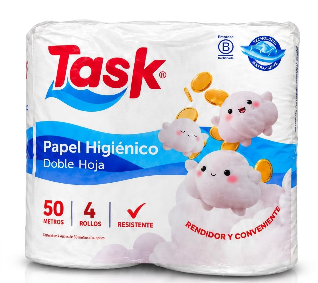 Papel Higiénico Task 4x501