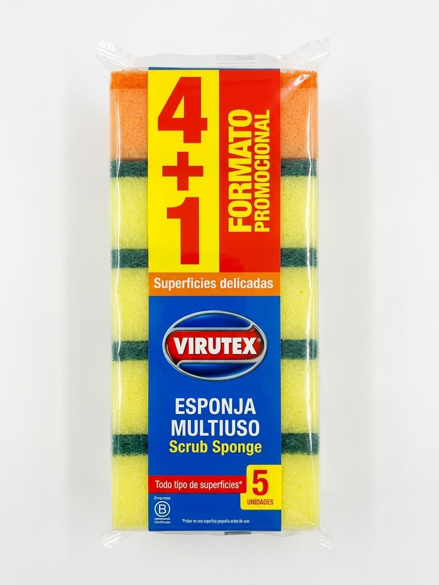 ESPONJA LISA VIRUTEX 4+11