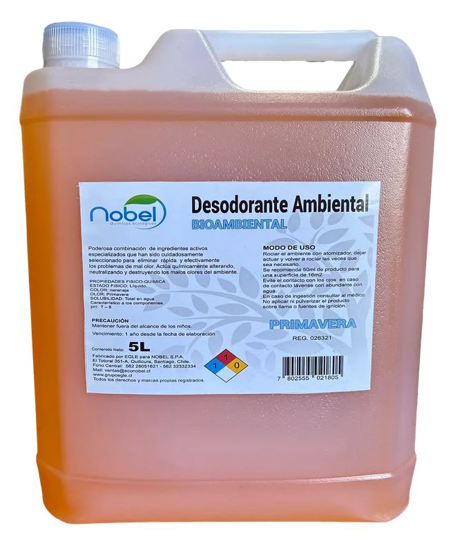 DESODORANTE AMBIENTAL NOBEL PRIMAVERA 5 LTRS1