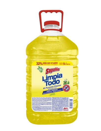 LIMPIA PISO SAPOLIO 5 LTRS LIMON1