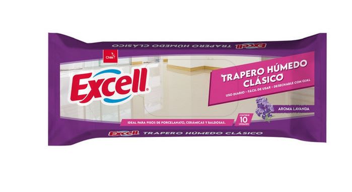 TRAPERO HUMEDO EXCELL 10 UND1
