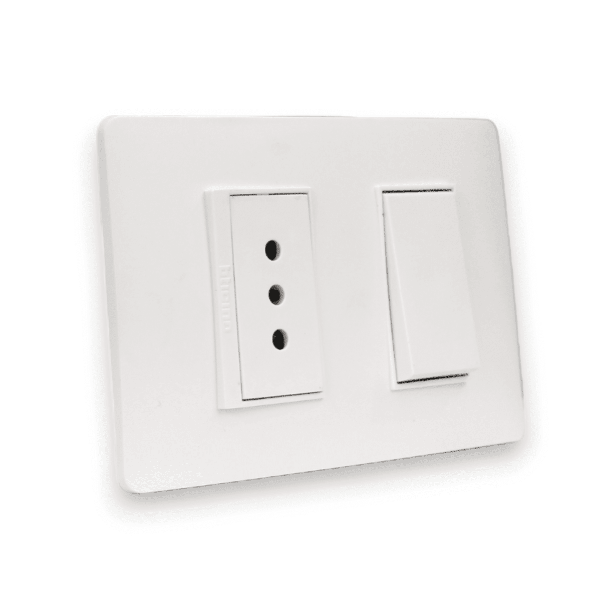 1214 INT ARMADO 9/12 + TOMA 2P+T 10A BLANCO