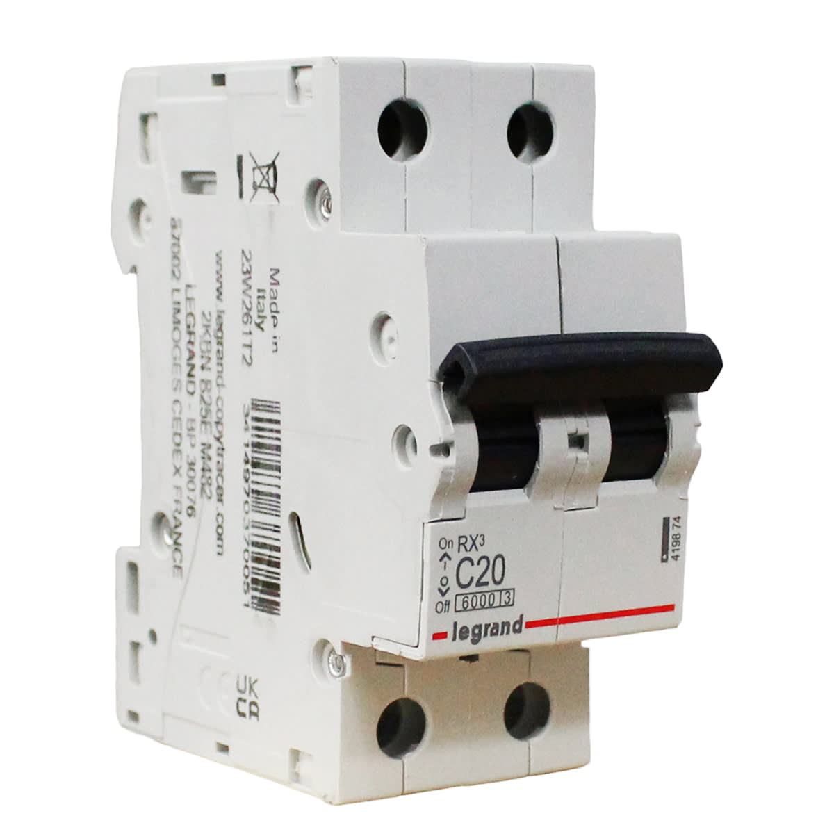 AUTOMATICO BIPOLAR LEGRAND 20A 6KA