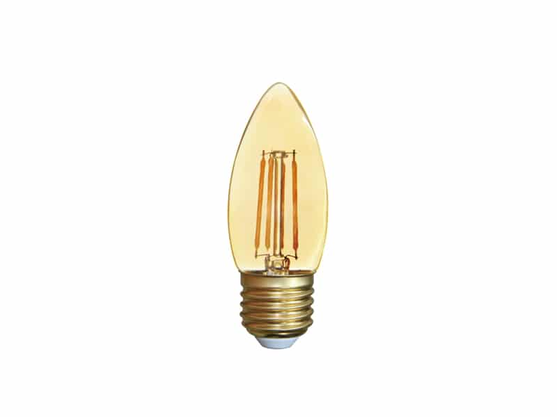 AMPOLLETA LED FILAMENTO VELA 4W - E27