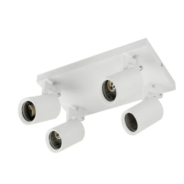 APLIQUE BARRA 4XGU10 BLANCO SOBREPUESTO