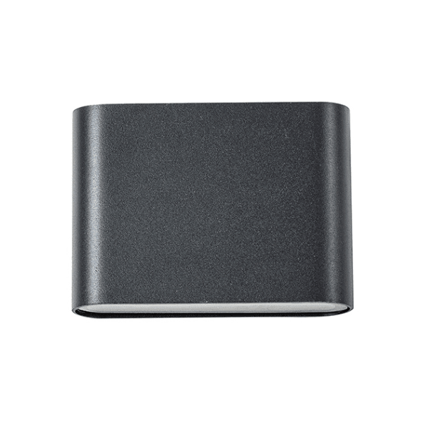 APLIQUE DOBLE LED EXTERIOR NEGRO 2X3W CALIDO 70723062