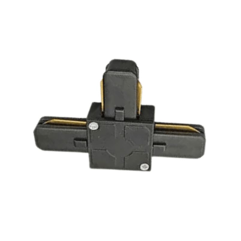 CONECTOR NEGRO MODELO T PARA RIEL MONOFASICO