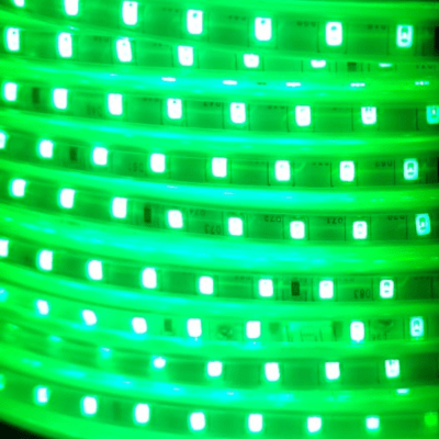 CINTA LED VERDE CON ADHESIVO (CORTE CADA 10CM)1