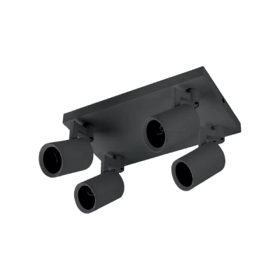 APLIQUE BARRA 4XGU10 NEGRO SOBREPUESTO1