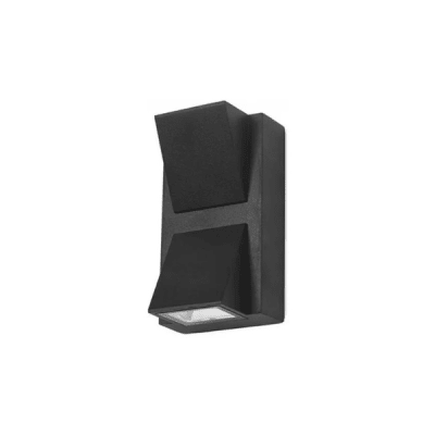 APLIQUE LED COB 2X5W NEGRO - KONNERGIE 706830521