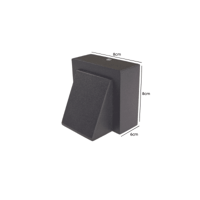APLIQUE LED SIMPLE EXTERIOR IP54 5W 3000K NEGRO KAPELLE2