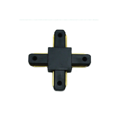 CONECTOR NEGRO MODELO X PARA RIEL MONOFASICO1