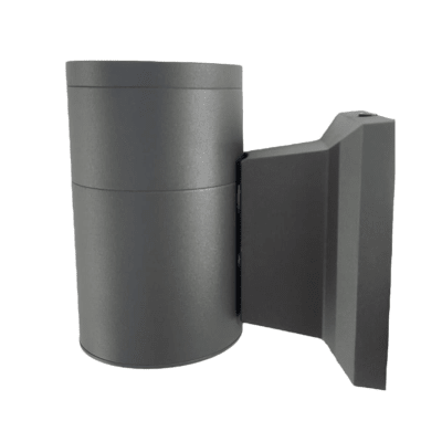 APLIQUE EXTERIOR GRIS PORTA GU10 X1 KAPELLE  CILINDRO1