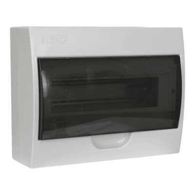 TABLERO SOBREPUESTO 12 POLOS PVC1