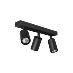 APLIQUE BARRA 3XGU10 / NEGRO KONNERGIE