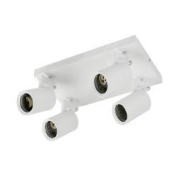 APLIQUE BARRA 4XGU10 BLANCO SOBREPUESTO