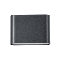 APLIQUE DOBLE LED EXTERIOR NEGRO 2X3W CALIDO 70723062