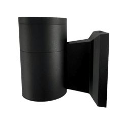 APLIQUE EXTERIOR NEGRO PORTA GU10 X1 KAPELLE