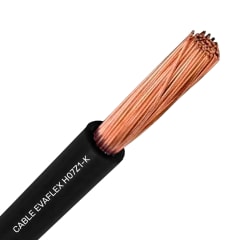 CABLE EVAFLEX 6MM - NEGRO