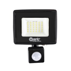 PROYECTOR DE AREA C/SENSOR 20W 6000K - WANT