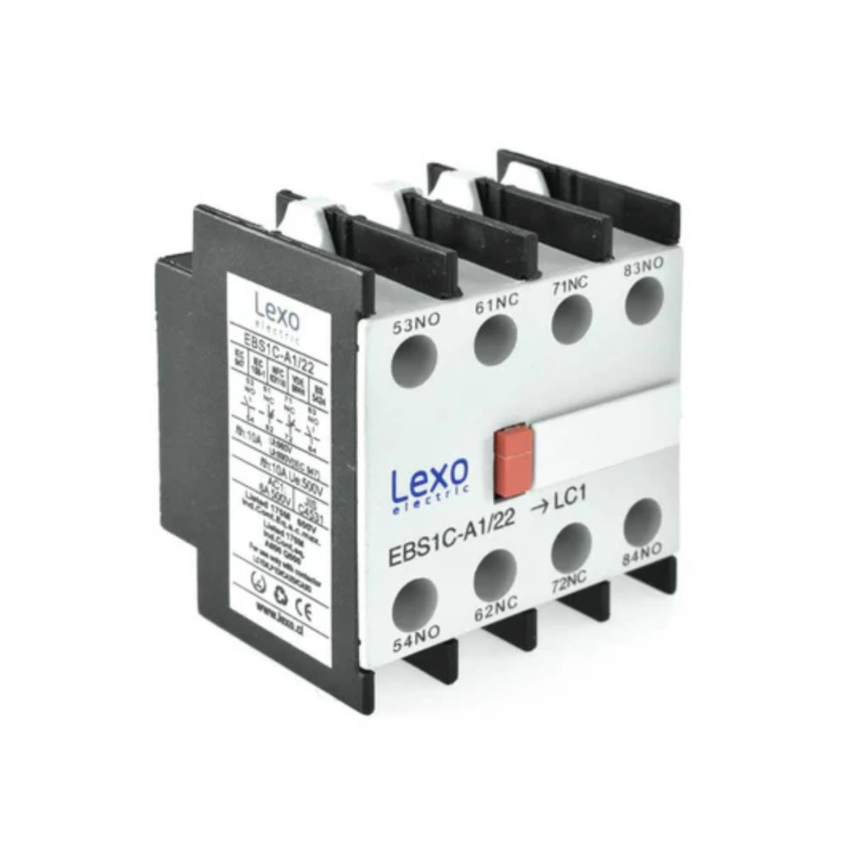 CONTACTOR AUXILIAR 2NO+2NC LEXO