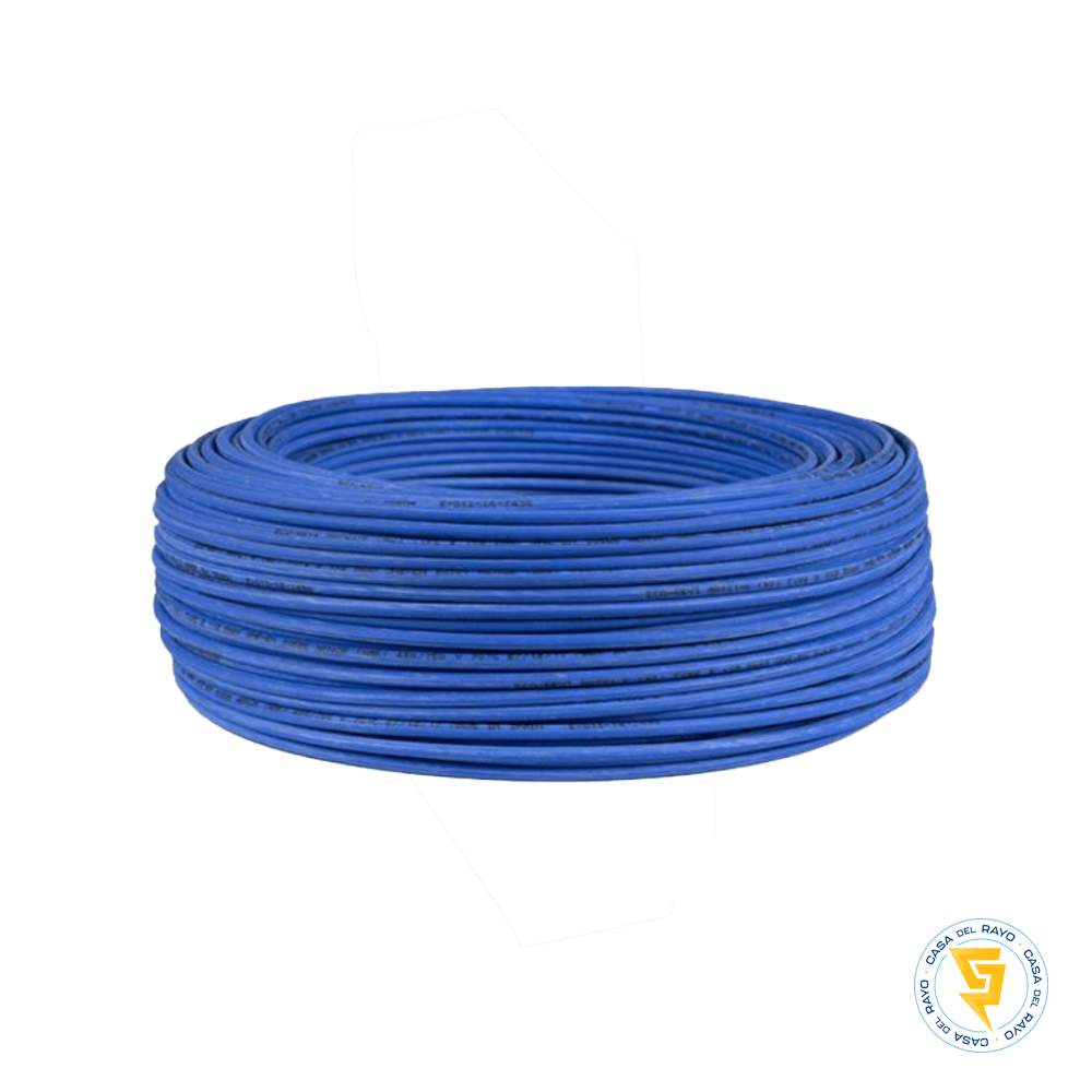 ROLLO CABLE EVAFLEX 2.5MM AZUL