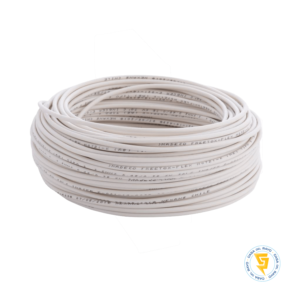 ROLLO CABLE EVAFLEX 2.5MM BLANCO