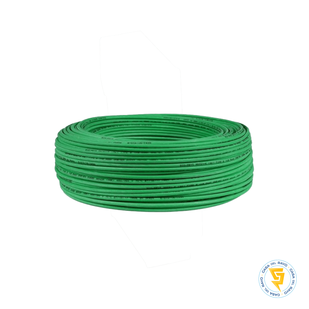 ROLLO CABLE EVAFLEX 2.5MM VERDE