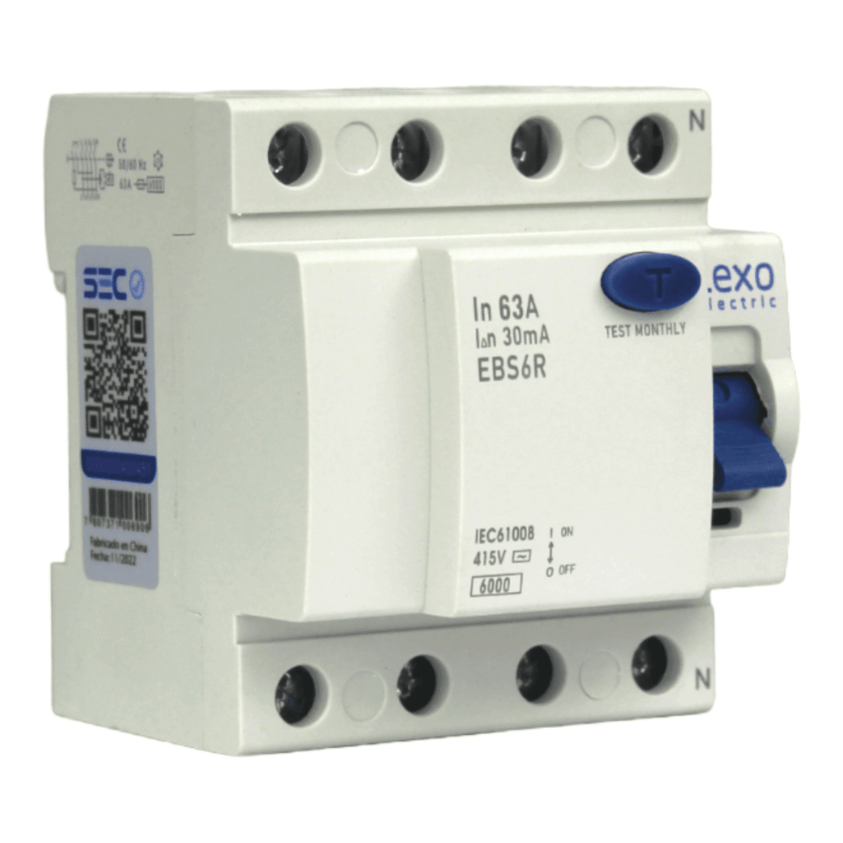 DIFERENCIAL LEXO 4X63A 30MA