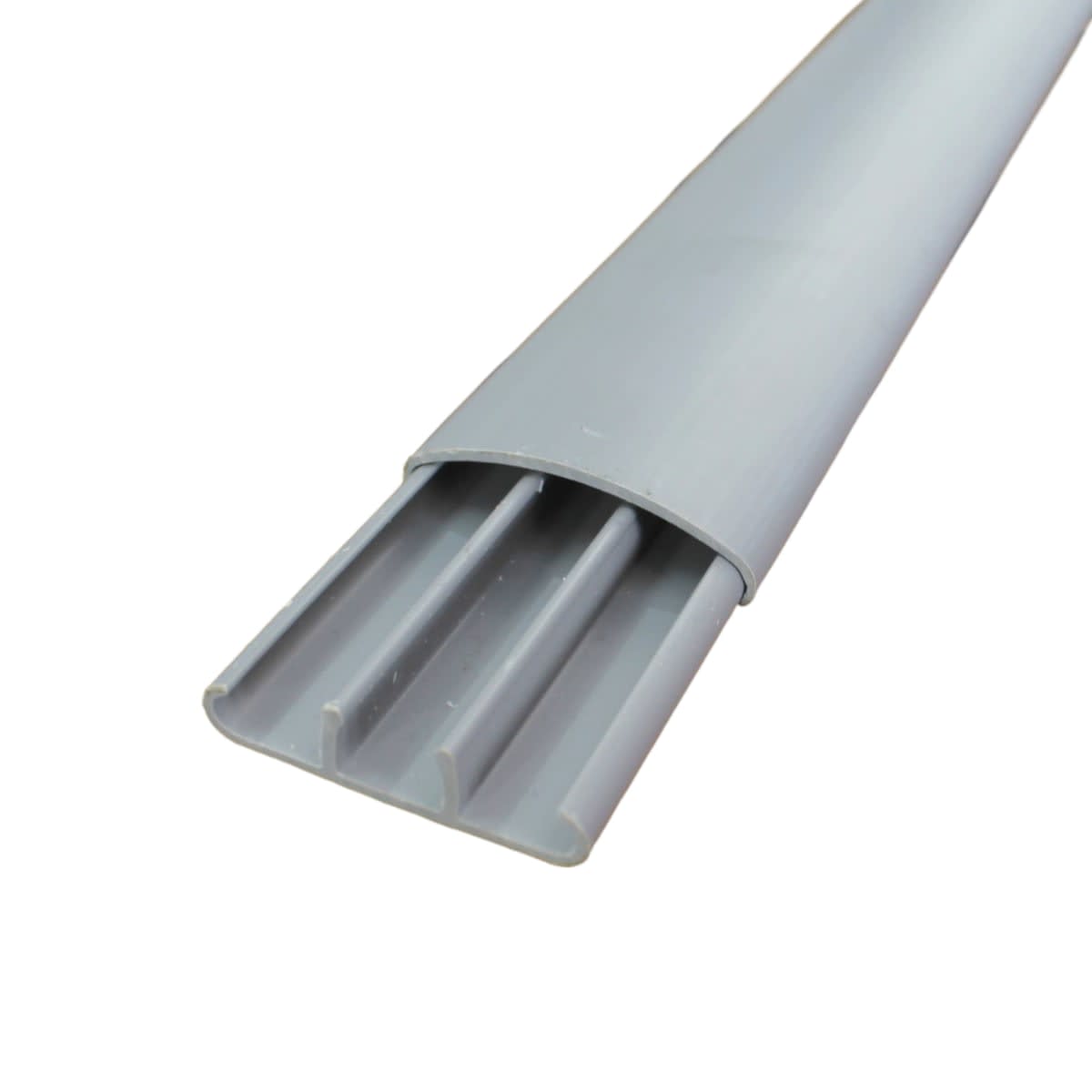 CANALETA DE PISO 35X10 2MTS GRIS